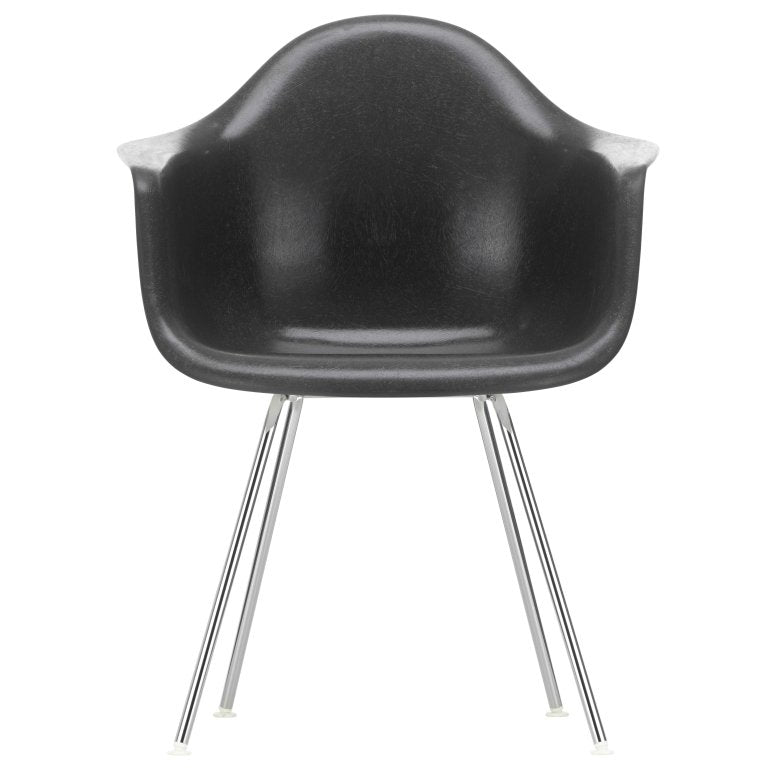 Vitra Eames DAX Fiberglass stoel chroom