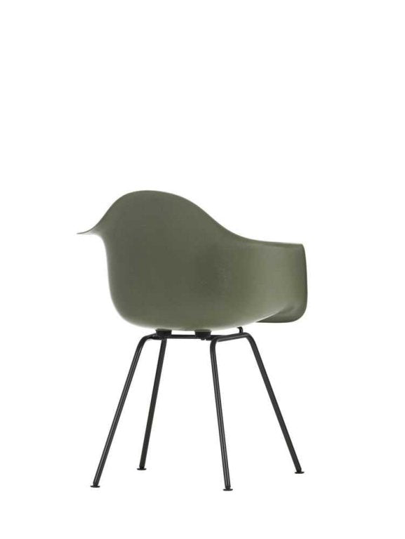 Vitra Eames DAX Fiberglass stoel zwart