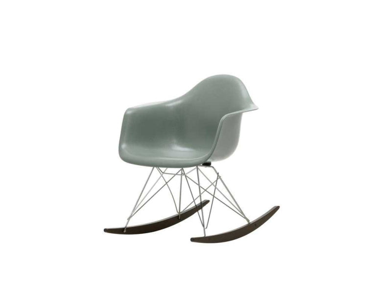 Vitra Eames RAR Fiberglass schommelstoel esdoorn donker