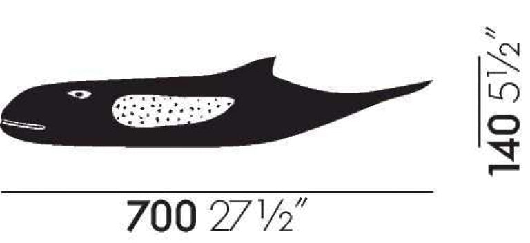 Vitra Eames House Whale decoratie