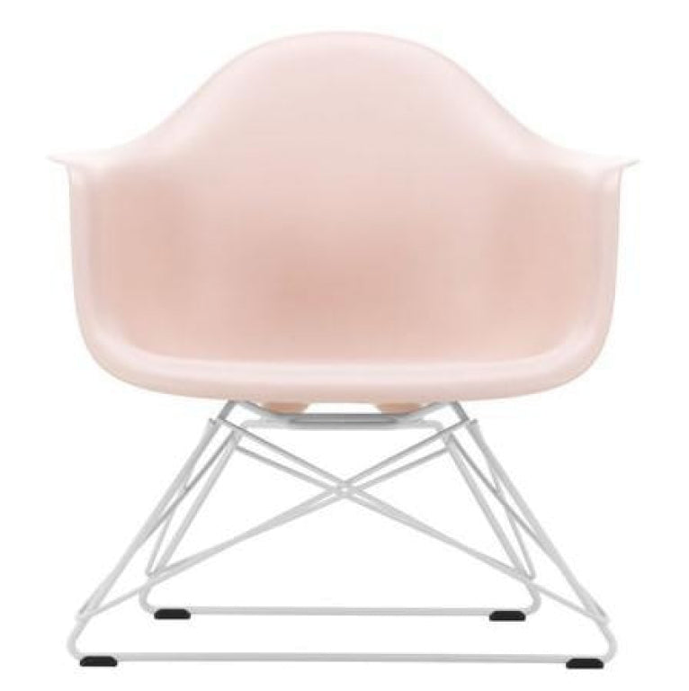 Vitra Eames LAR loungestoel wit onderstel