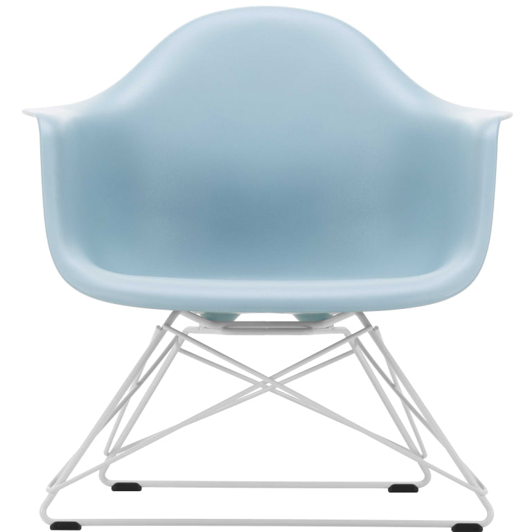 Vitra Eames LAR loungestoel wit onderstel