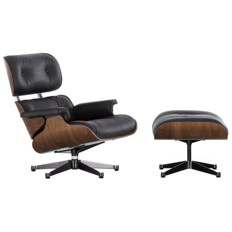 Vitra VitraEames Lounge chair with Ottoman armchair (new dimensions)