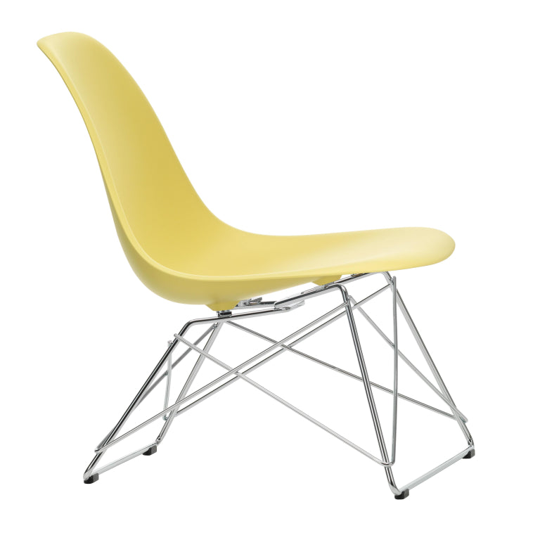 Vitra Eames LSR fauteuil verchroomd onderstel