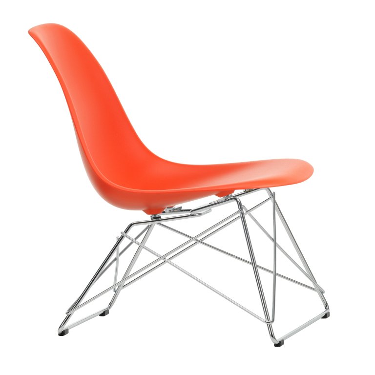 Vitra Eames LSR armchair chromed base