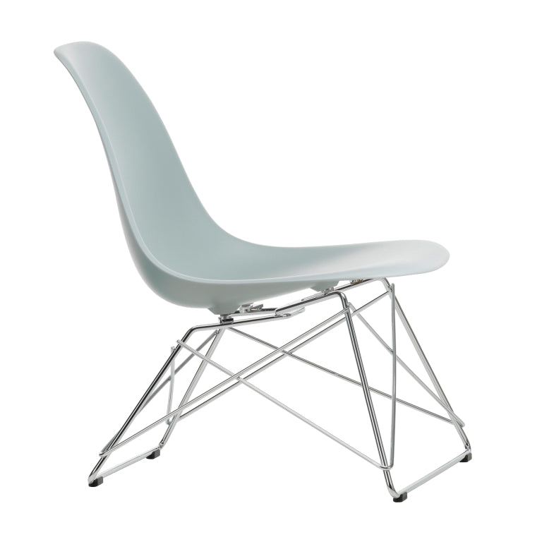 Vitra Eames LSR fauteuil verchroomd onderstel