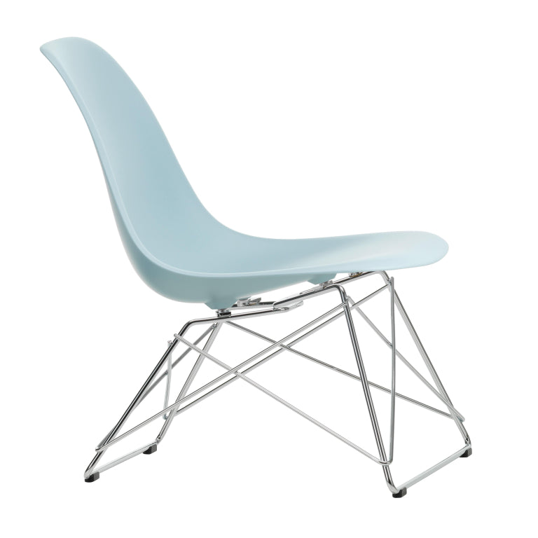 Vitra Eames LSR fauteuil verchroomd onderstel