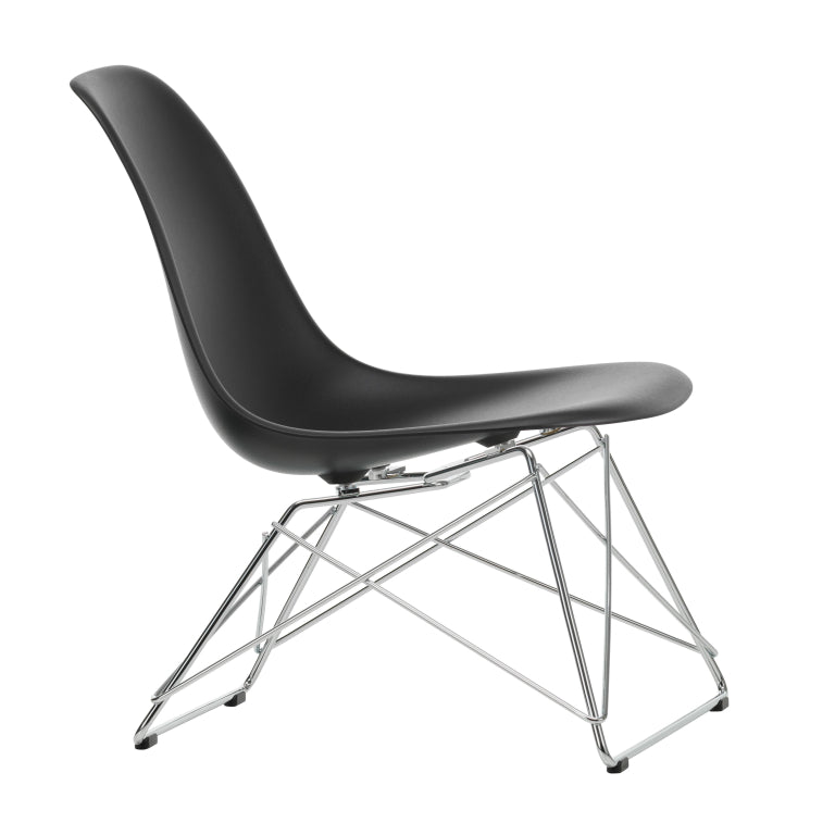 Vitra Eames LSR fauteuil verchroomd onderstel