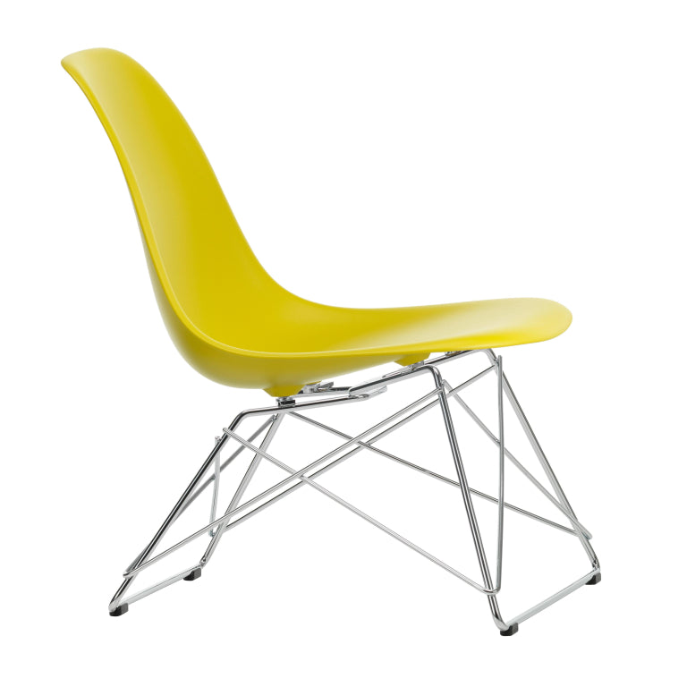 Vitra Eames LSR fauteuil verchroomd onderstel