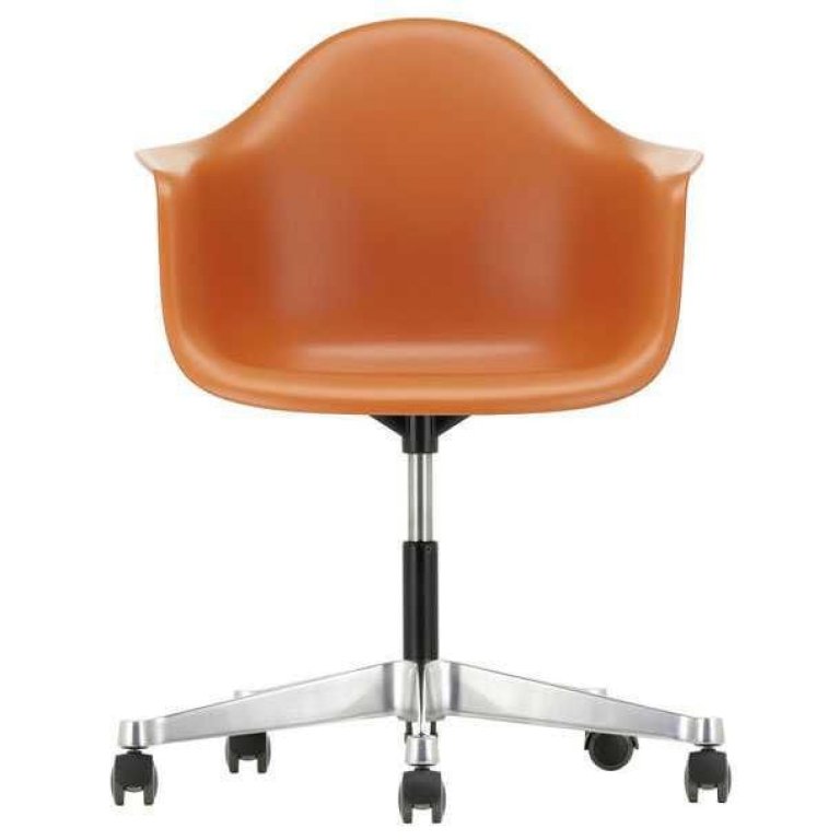 Vitra Eames PACC stoel, draaibaar met wielen