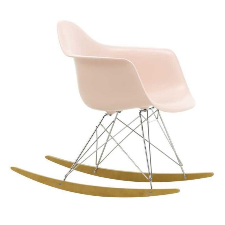 Vitra Eames RAR schommelstoel esdoorn chroom