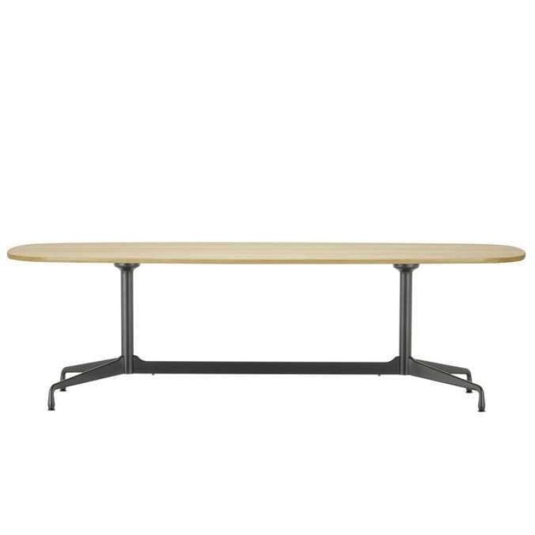 Vitra Eames Segmented Tafel 240 poedercoat deepblack