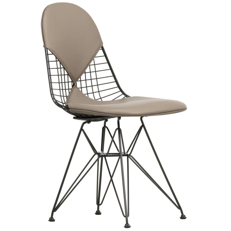 Vitra Eames Wire Chair DKR-2 chair powder coated base