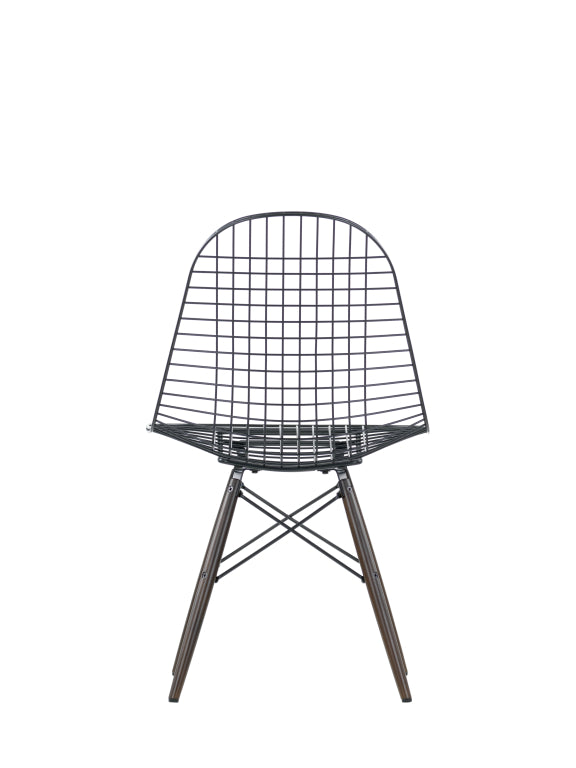 Vitra Eames Wire Chair DKW chair maple dark