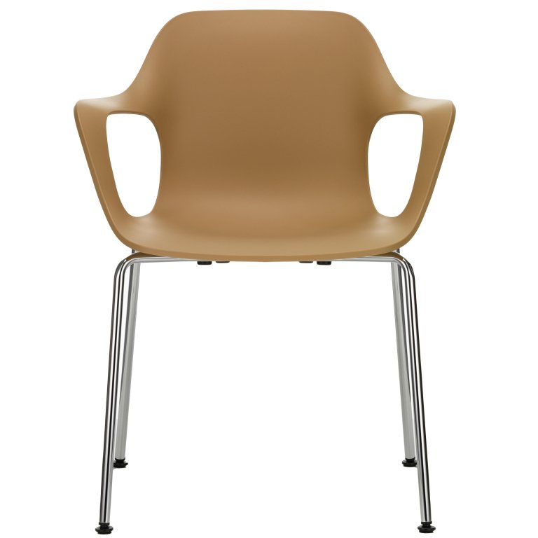 Vitra HAL RE armchair chromed base