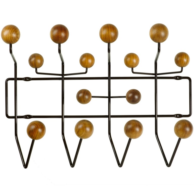 Vitra Hang it all wandkapstok Black Collection