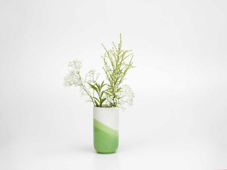 Vitra Herringbone Vessels vase ribbed