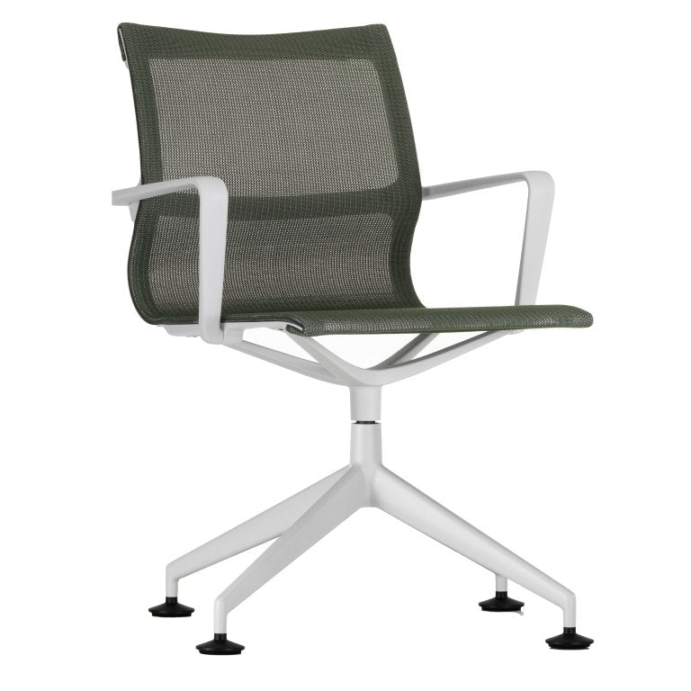 Vitra Physix conference chair white frame trioknit