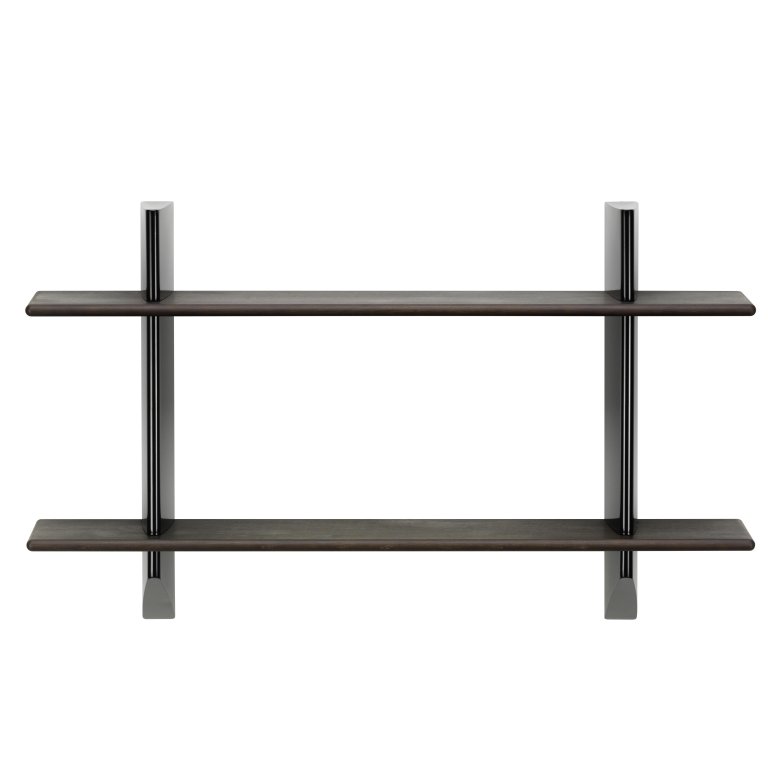 Vitra Rayonnage Mural wall shelf dark oak