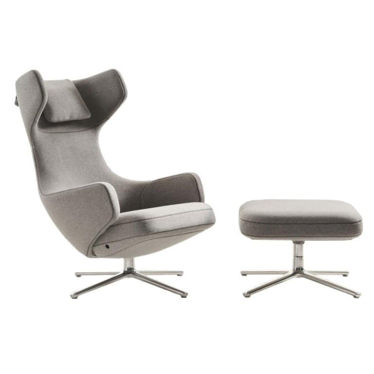 Vitra Repos loungestoel met ottoman