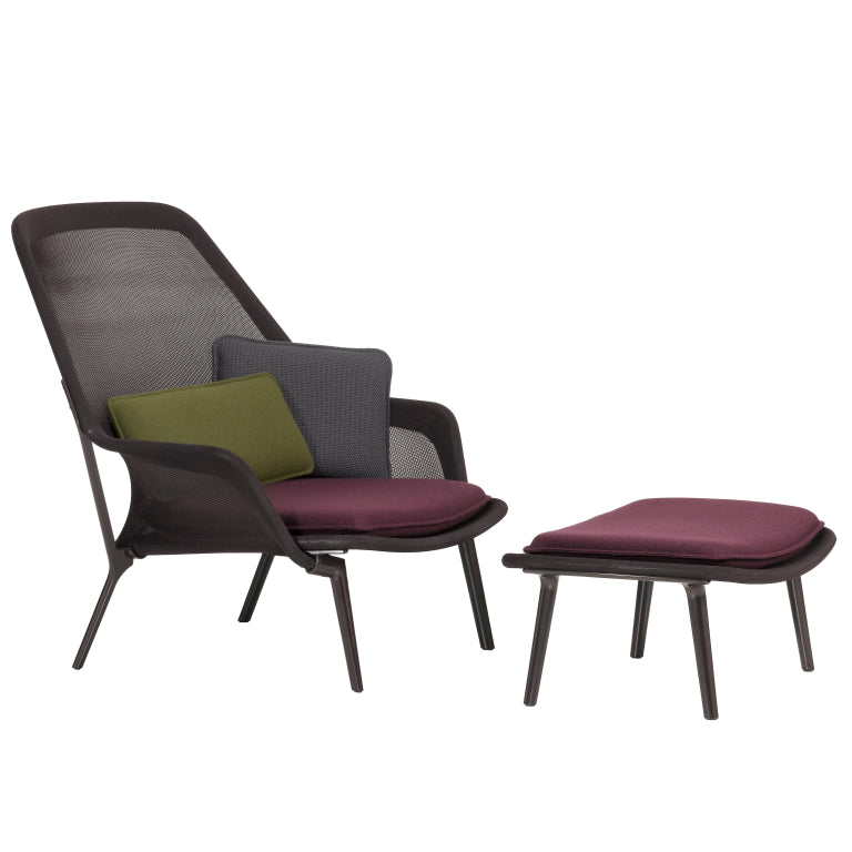 Vitra Slow chair met Ottoman loungestoel