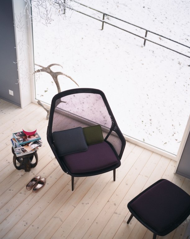 Vitra Slow chair with Ottoman lounge chair