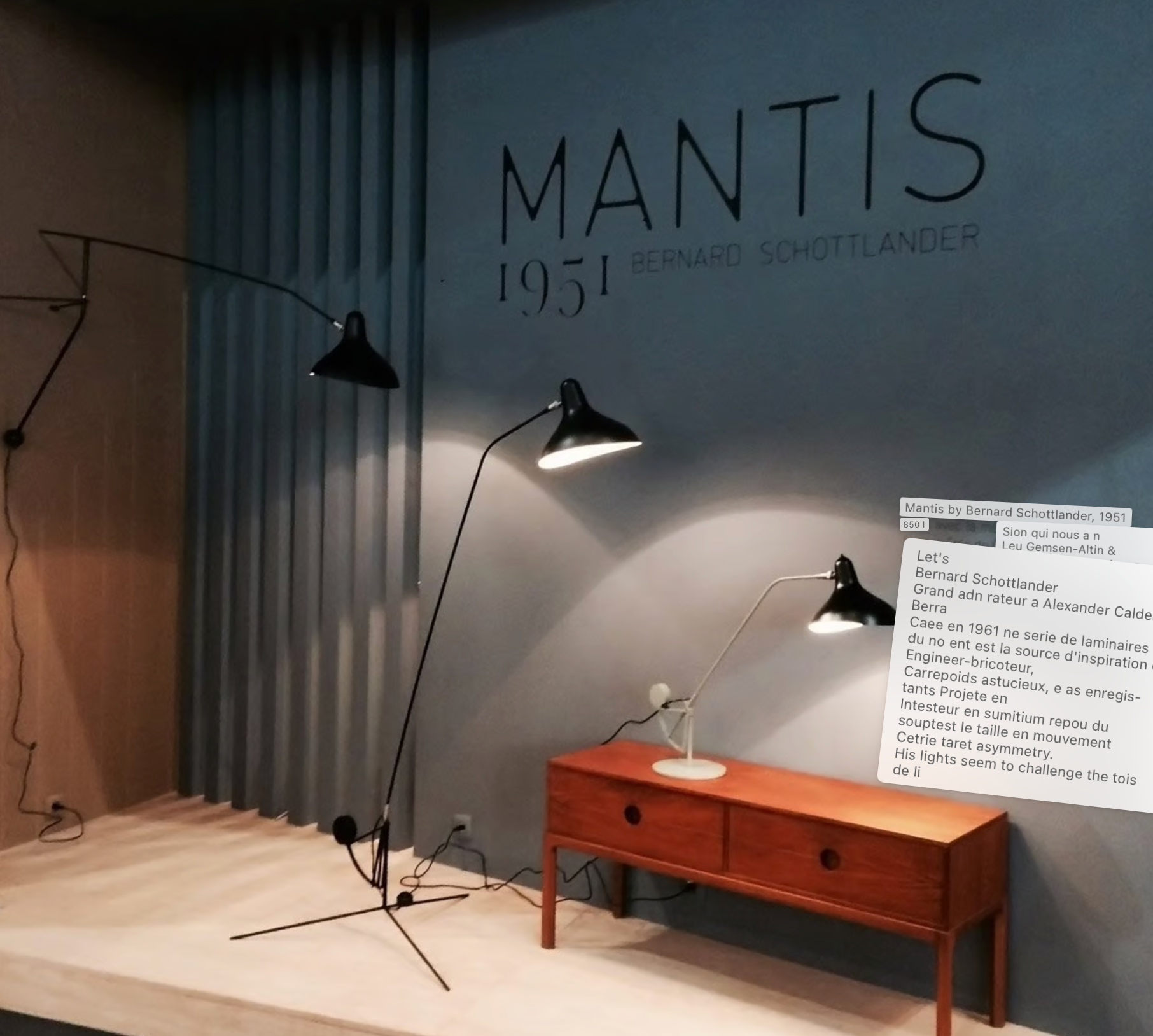 DCW édition Mantis BS1 B Floor Lamp