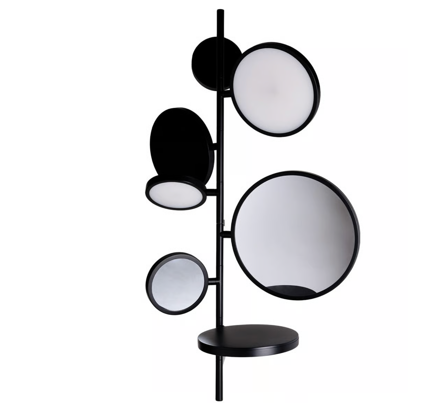 DCW éditions Tell Me Stories Wall Lamp with Mirrors Black