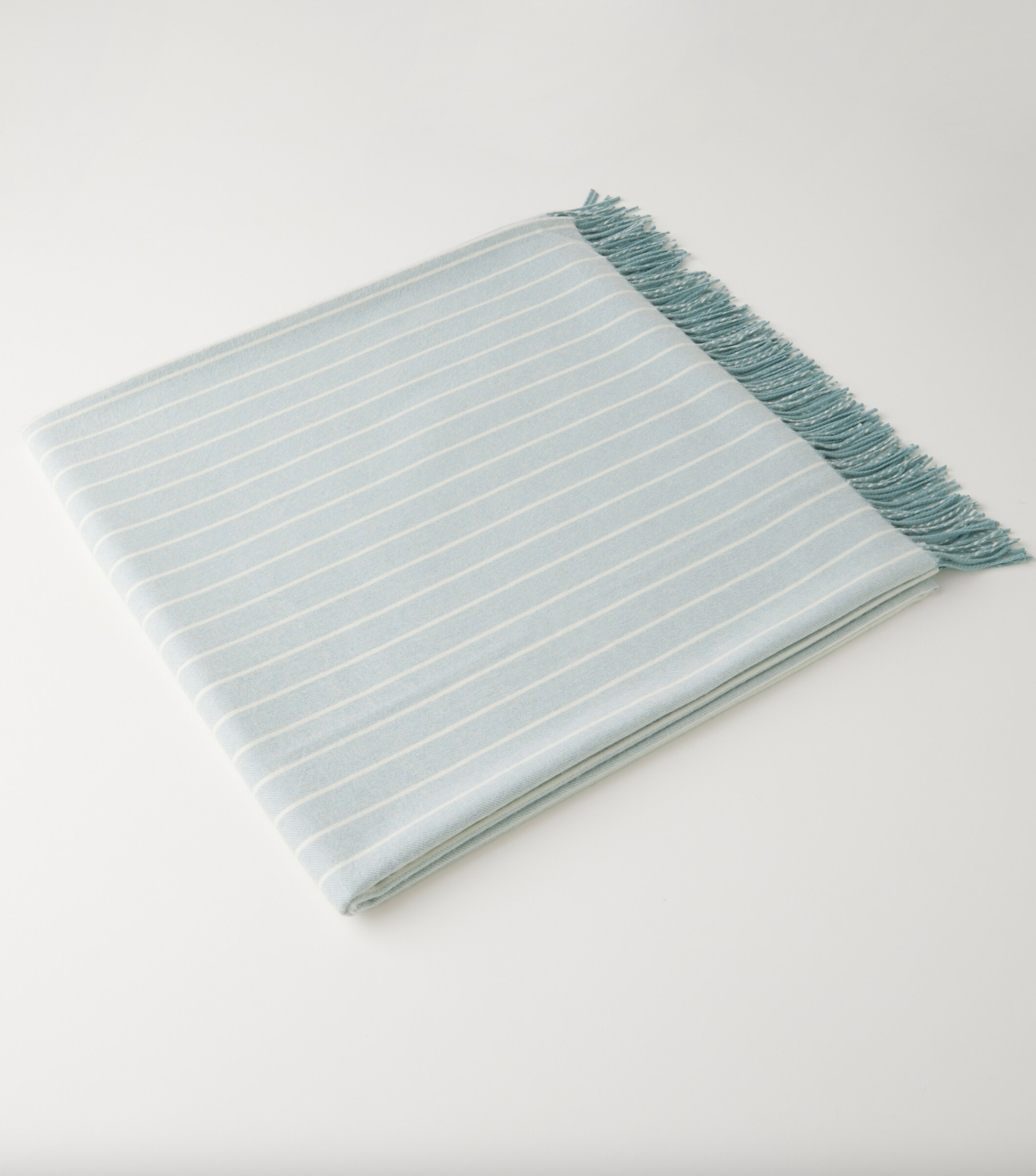Loro Piana Pinstriped cashmere throw