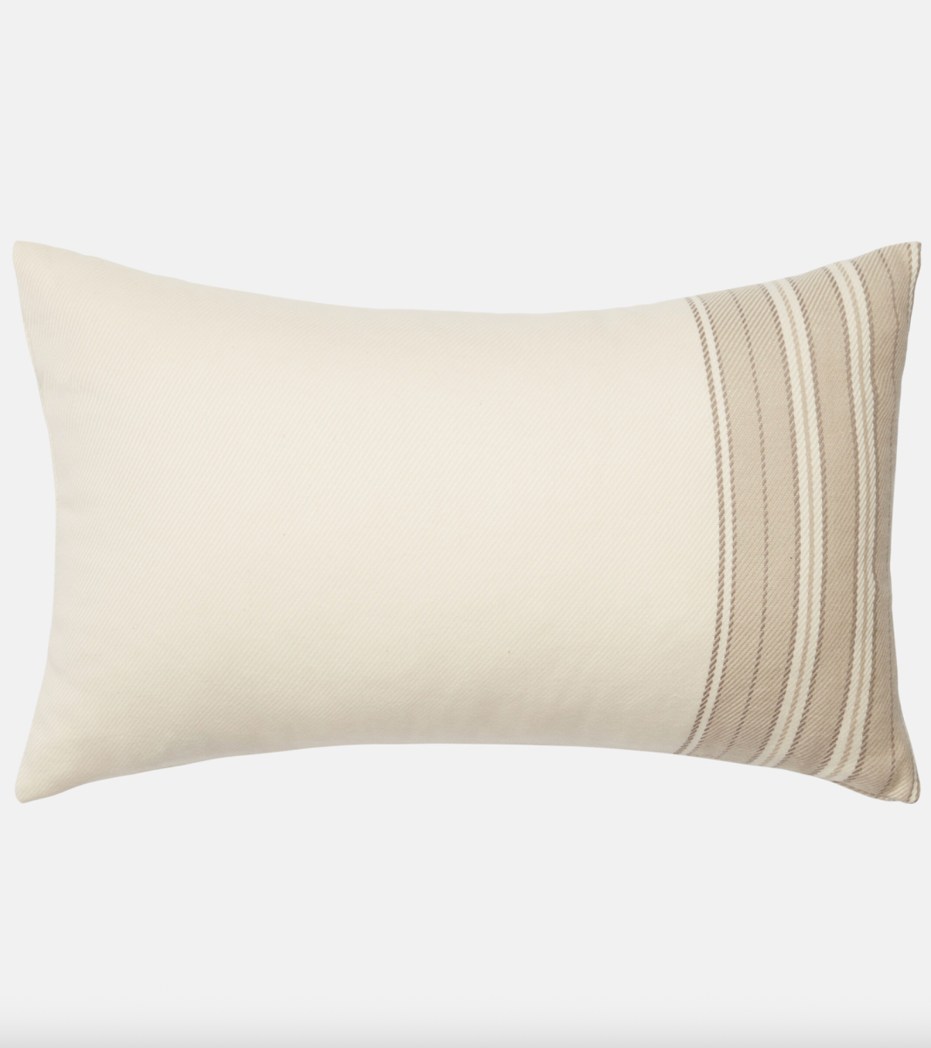 Loro Piana Suitcase Striped Cotton & Cashmere Cushion