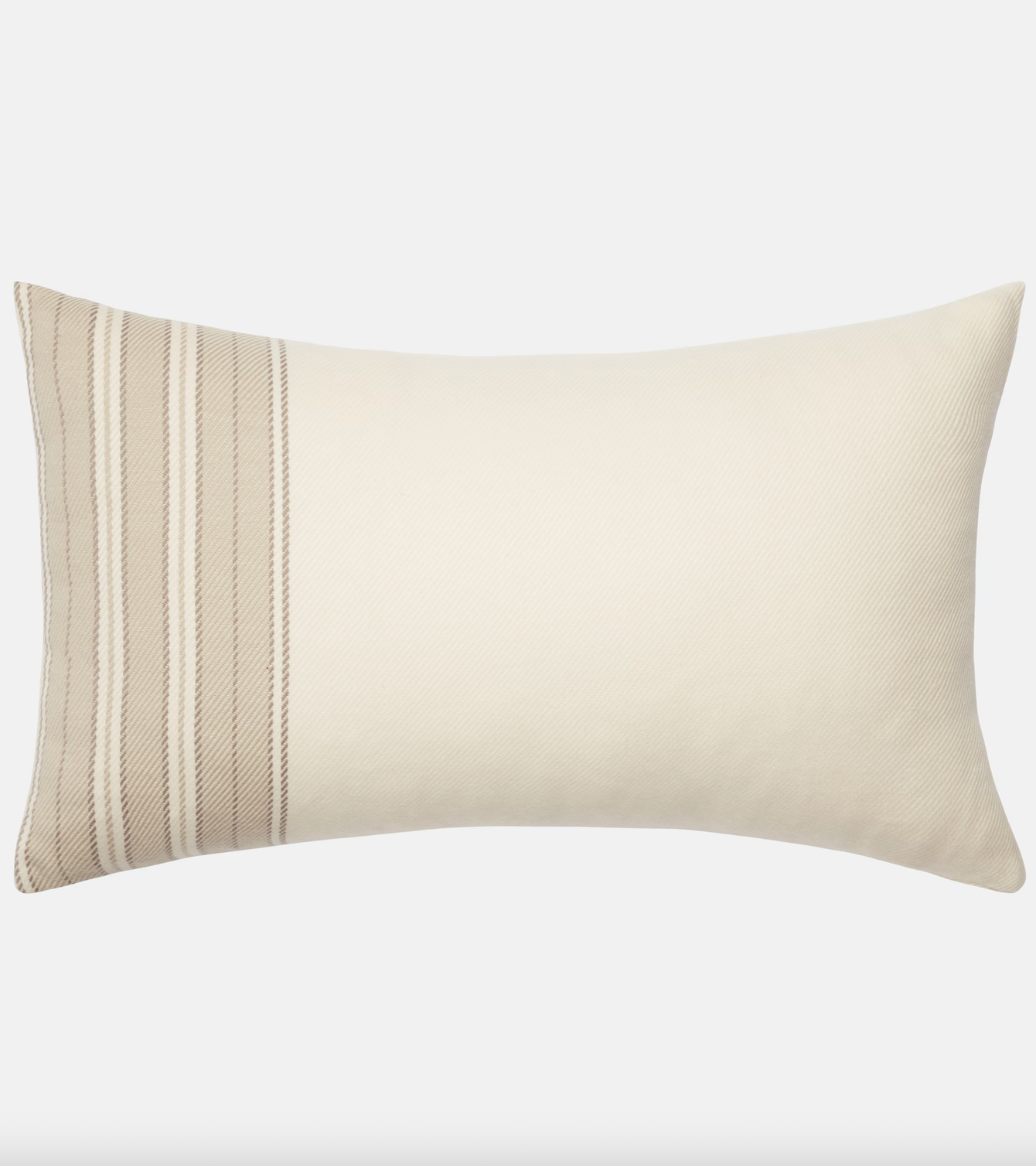 Loro Piana Suitcase Striped Cotton & Cashmere Cushion