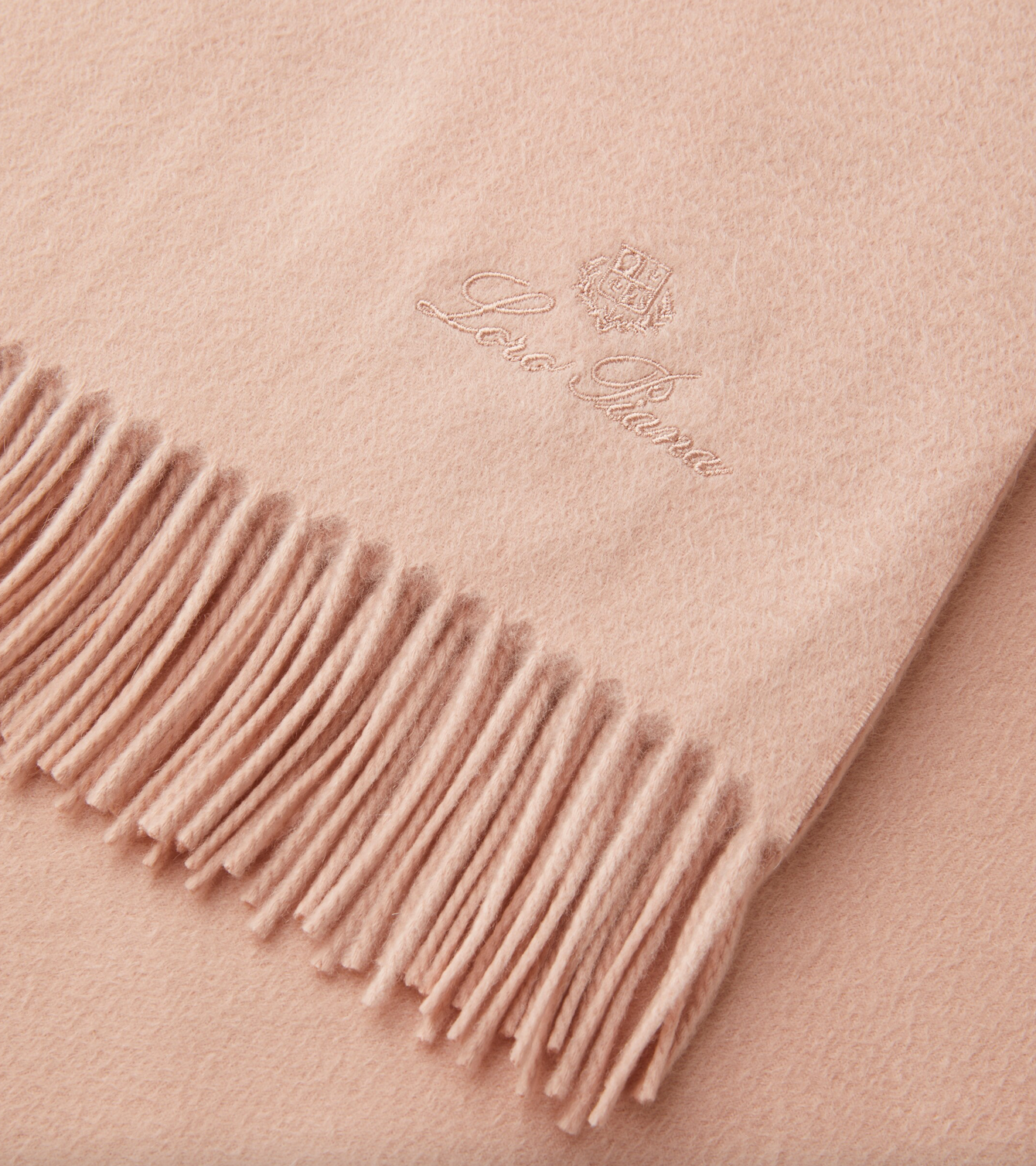 Loro Piana Unito fringed cashmere blanket