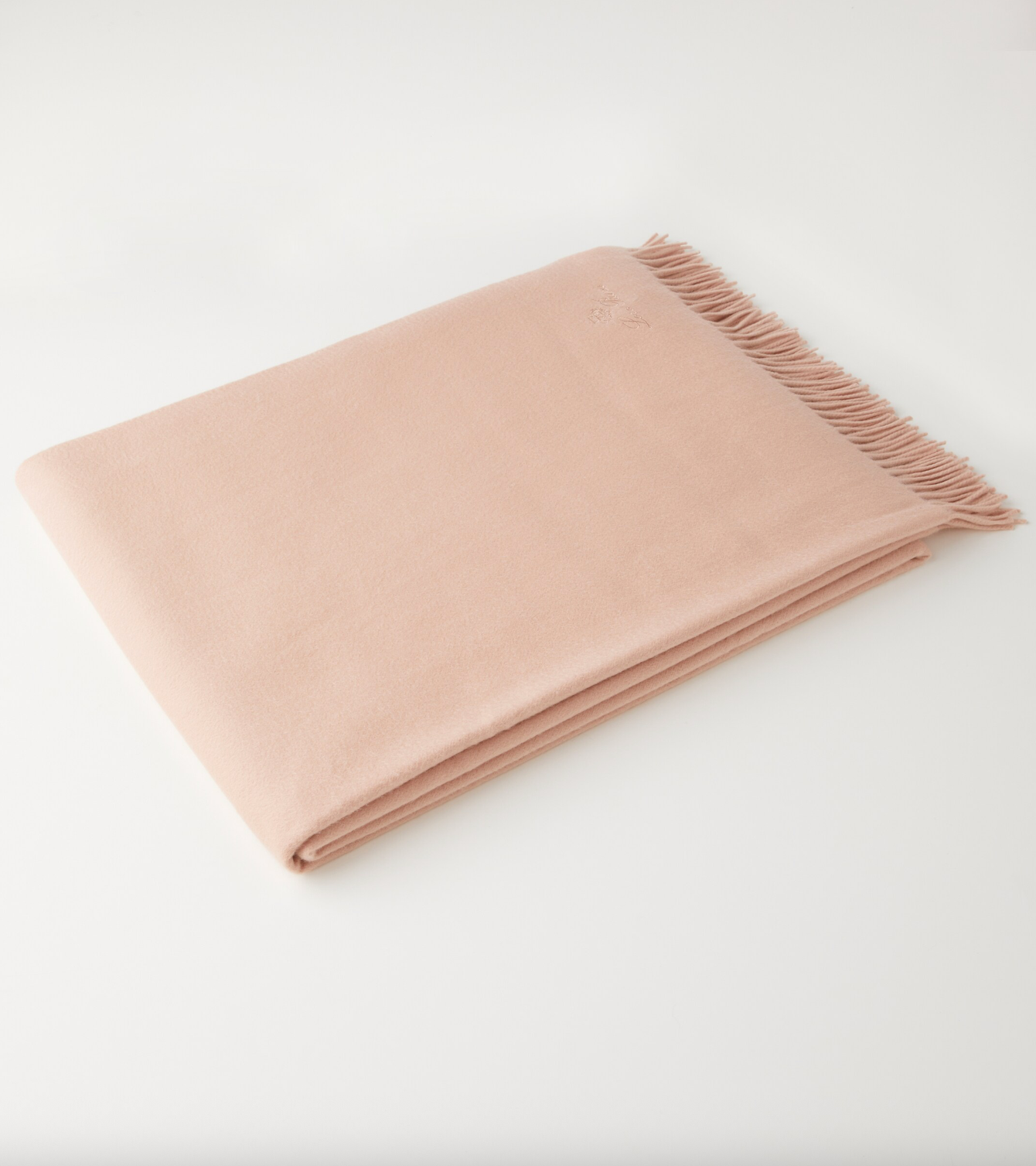 Loro Piana Unito fringed cashmere blanket