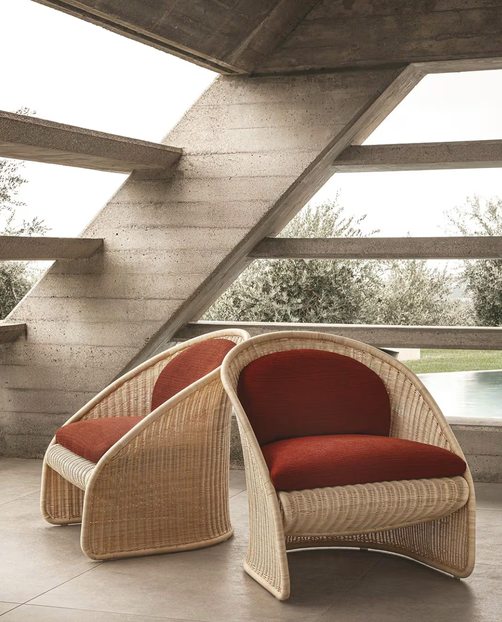 Loro Piana The Palm Wicker Armchair