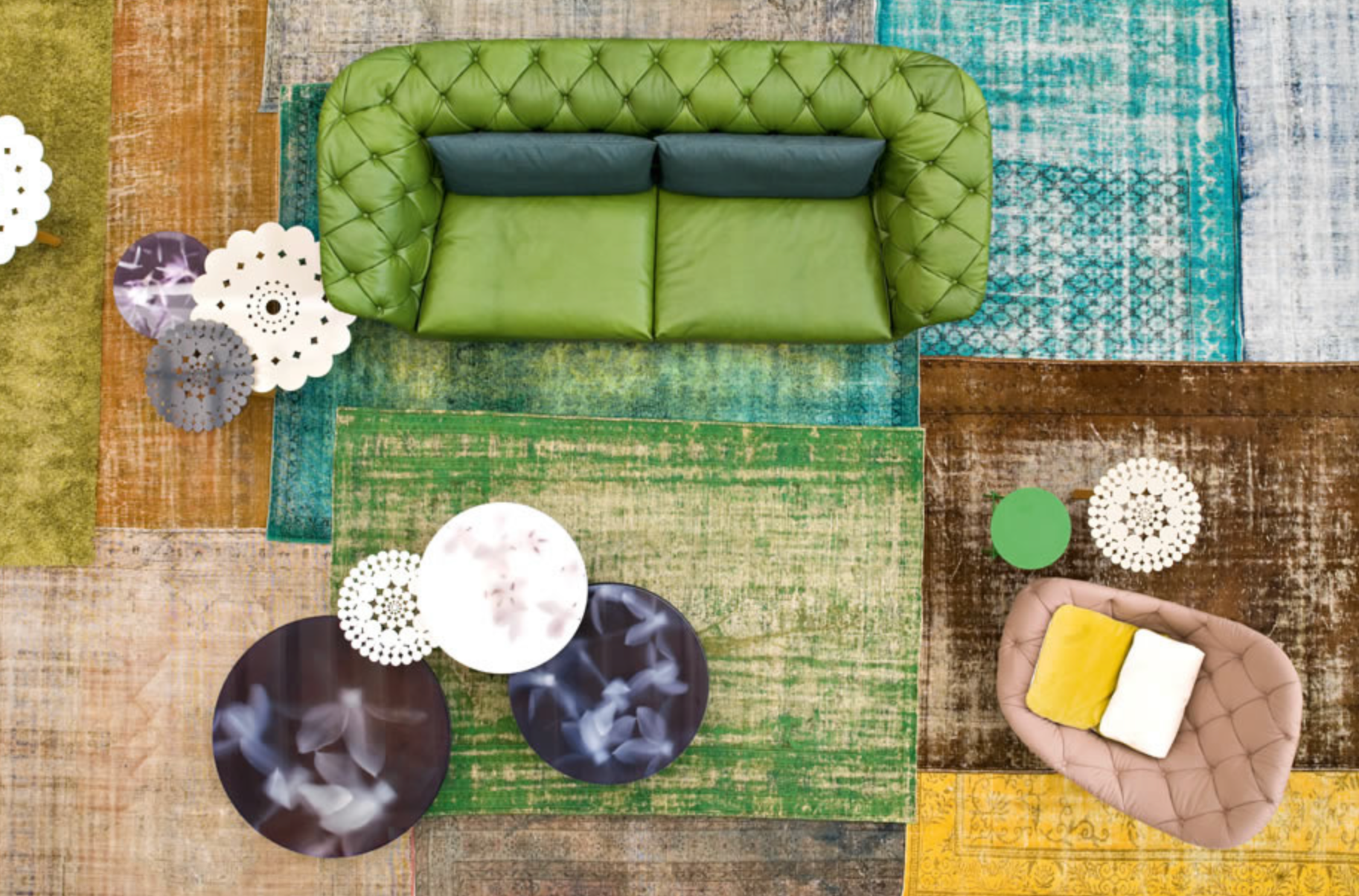 Moroso Bohemian sofa