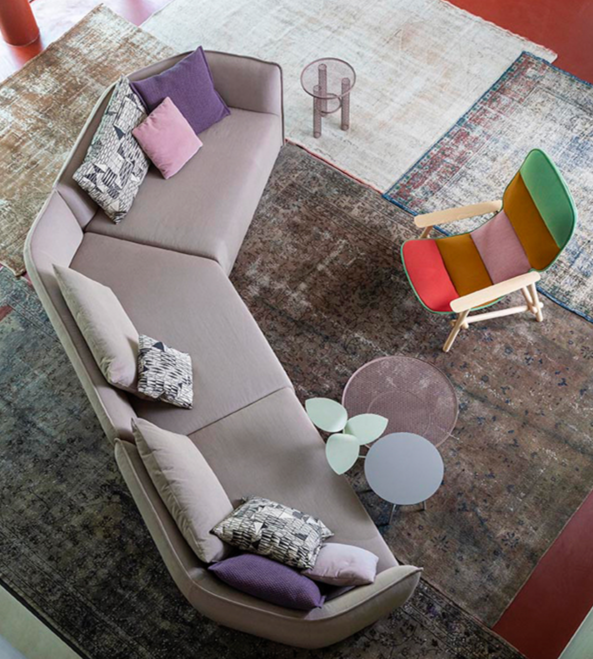 Moroso Chamfer sofa