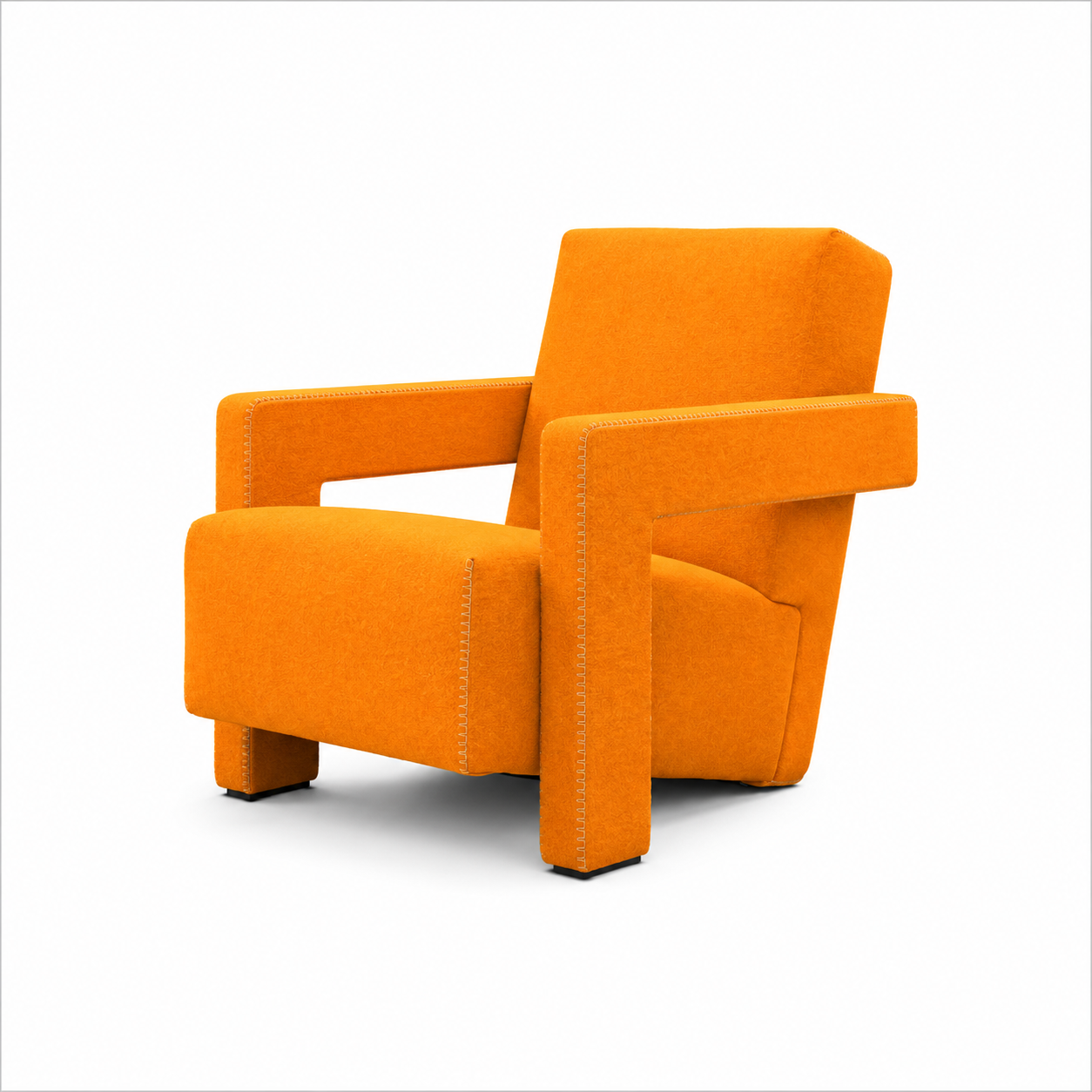 Cassina Utrecht Chair – Orange Fabric