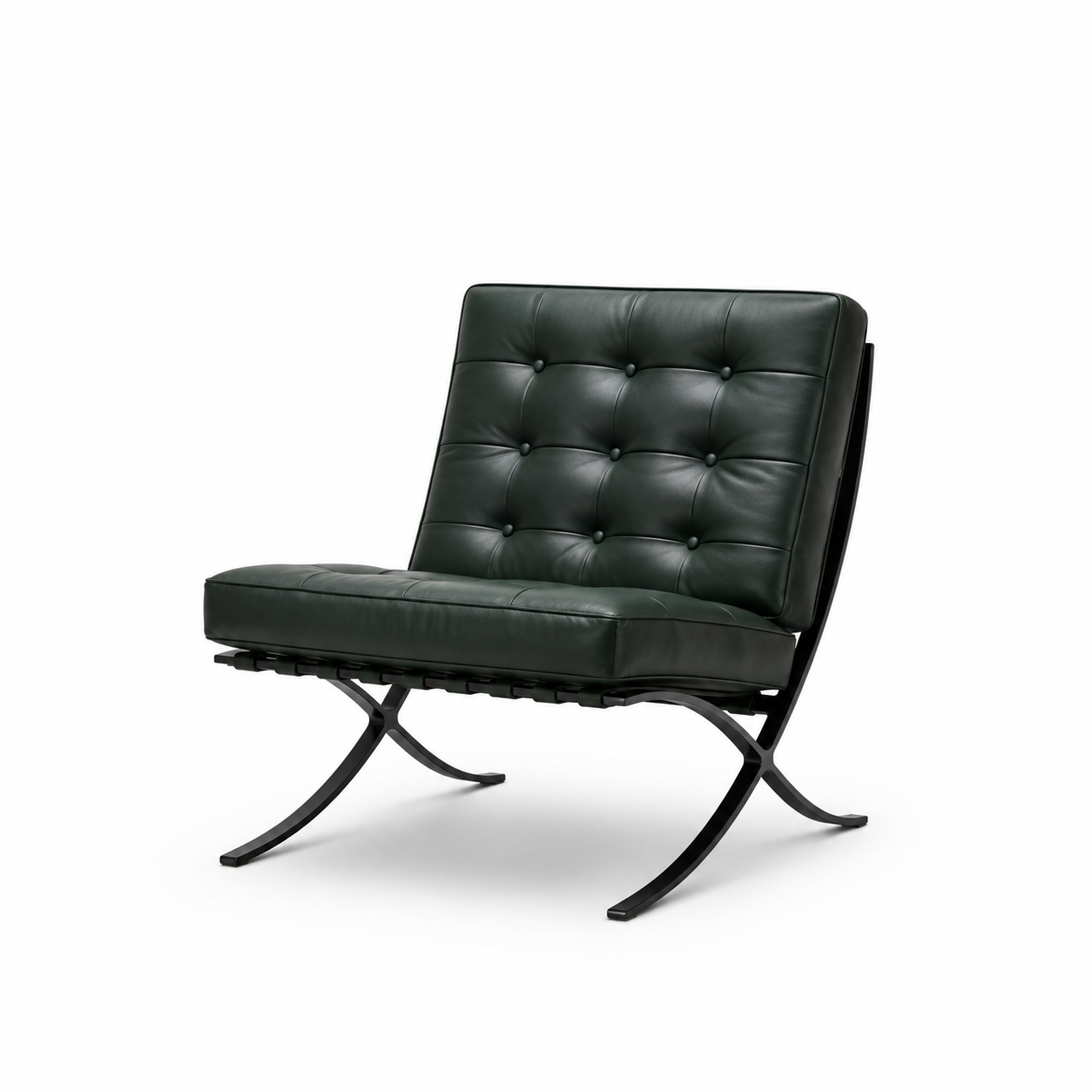 Knoll Barcelona Chair -  Bauhaus Green