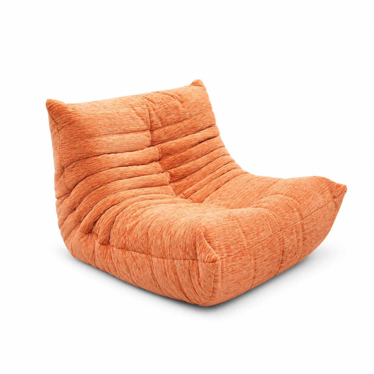 Ligne Roset Togo Fireside Chair – Orange Pierre Frey Fabric