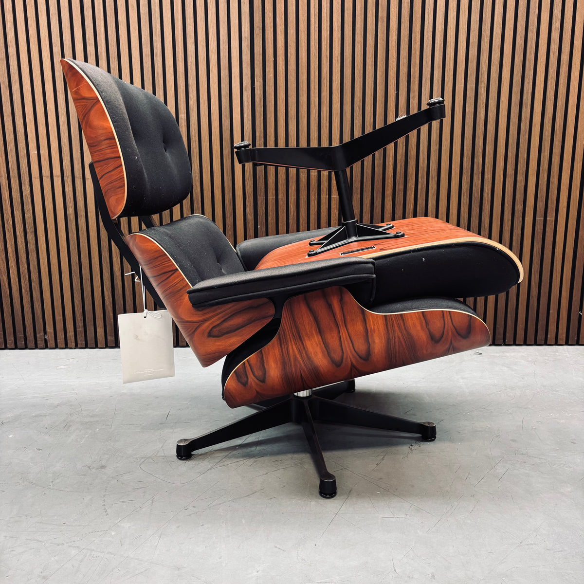 Vitra Eames Lounge Chair & Ottoman – Black Twill (60th Anniversary Limited Edition)
