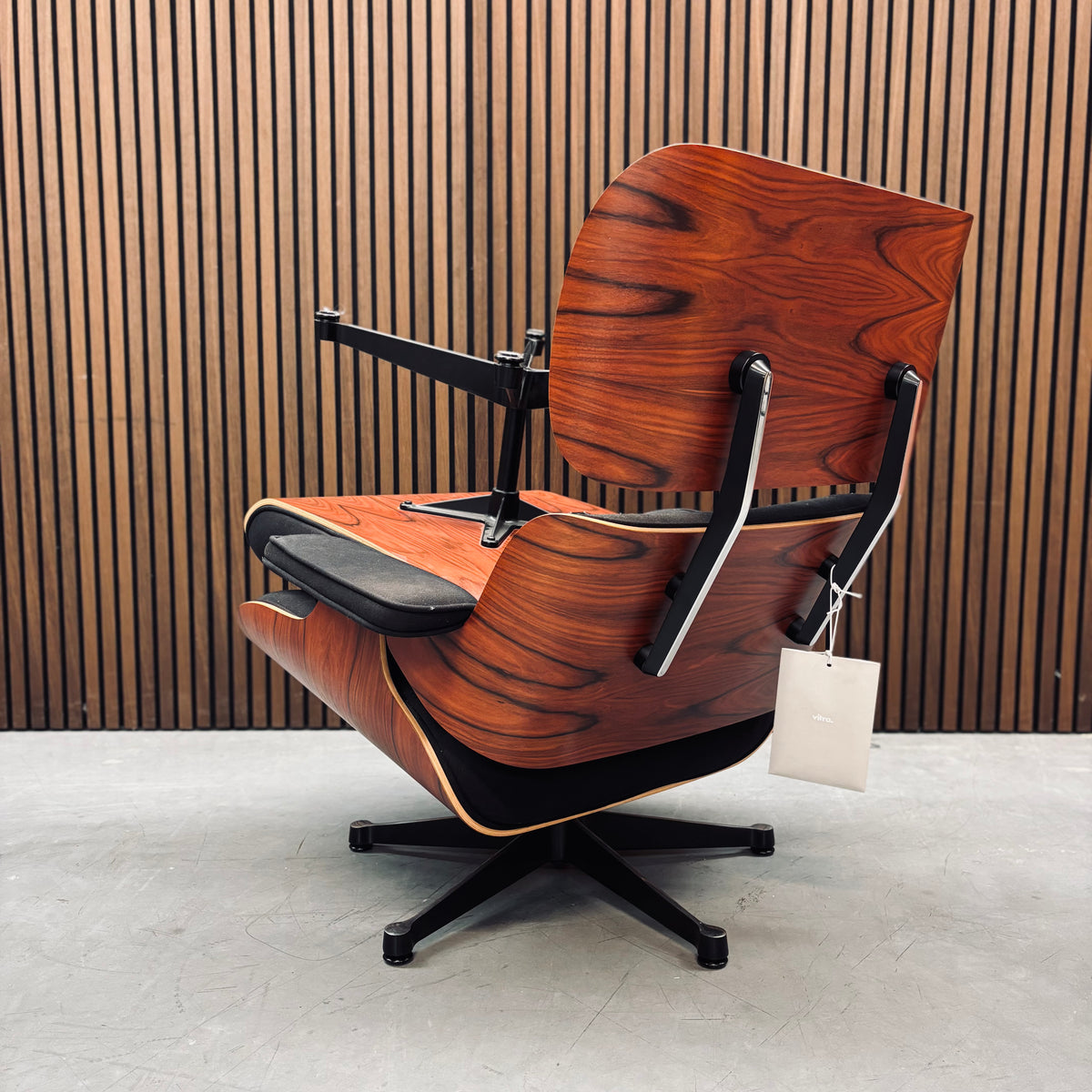 Vitra Eames Lounge Chair & Ottoman – Black Twill (60th Anniversary Limited Edition)