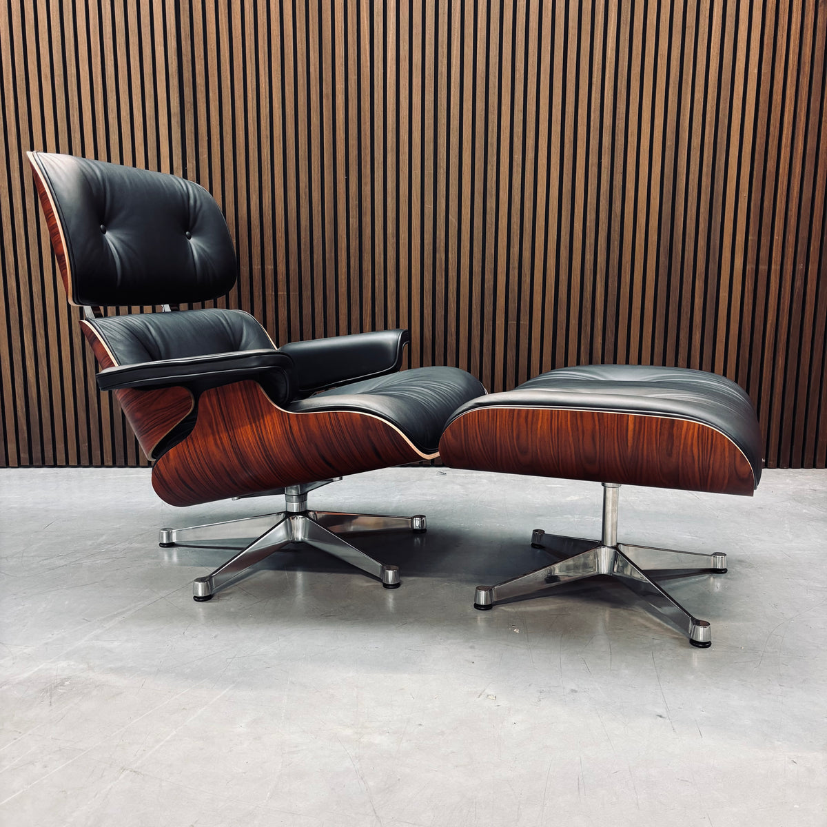 Vitra Eames Lounge Chair – Palisander & Nero læder