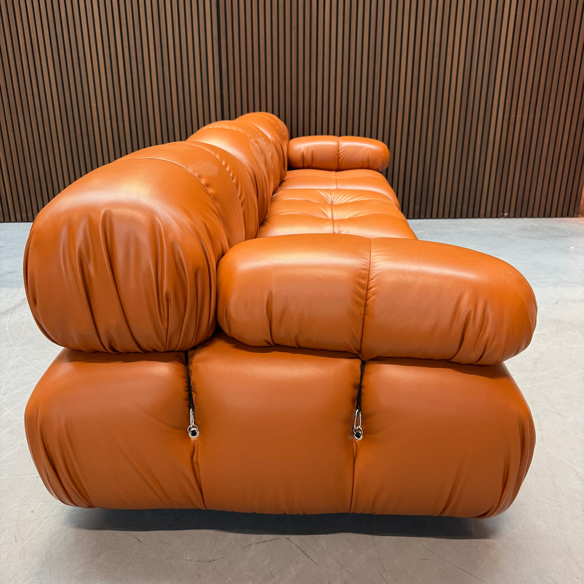 B&B Italia Camaleonda Modular Sofa – Brown Leather