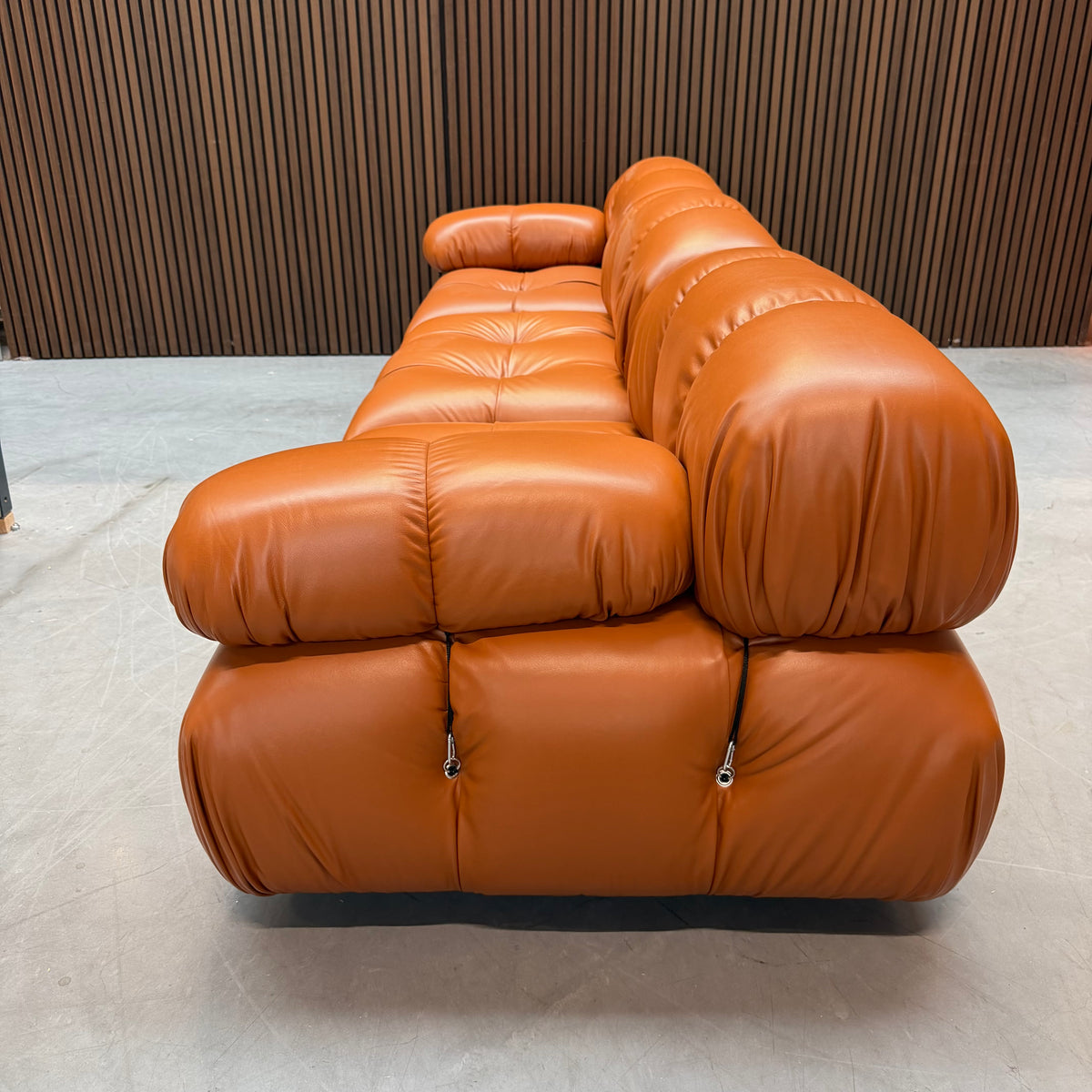 B&B Italia Camaleonda Modular Sofa – Brown Leather