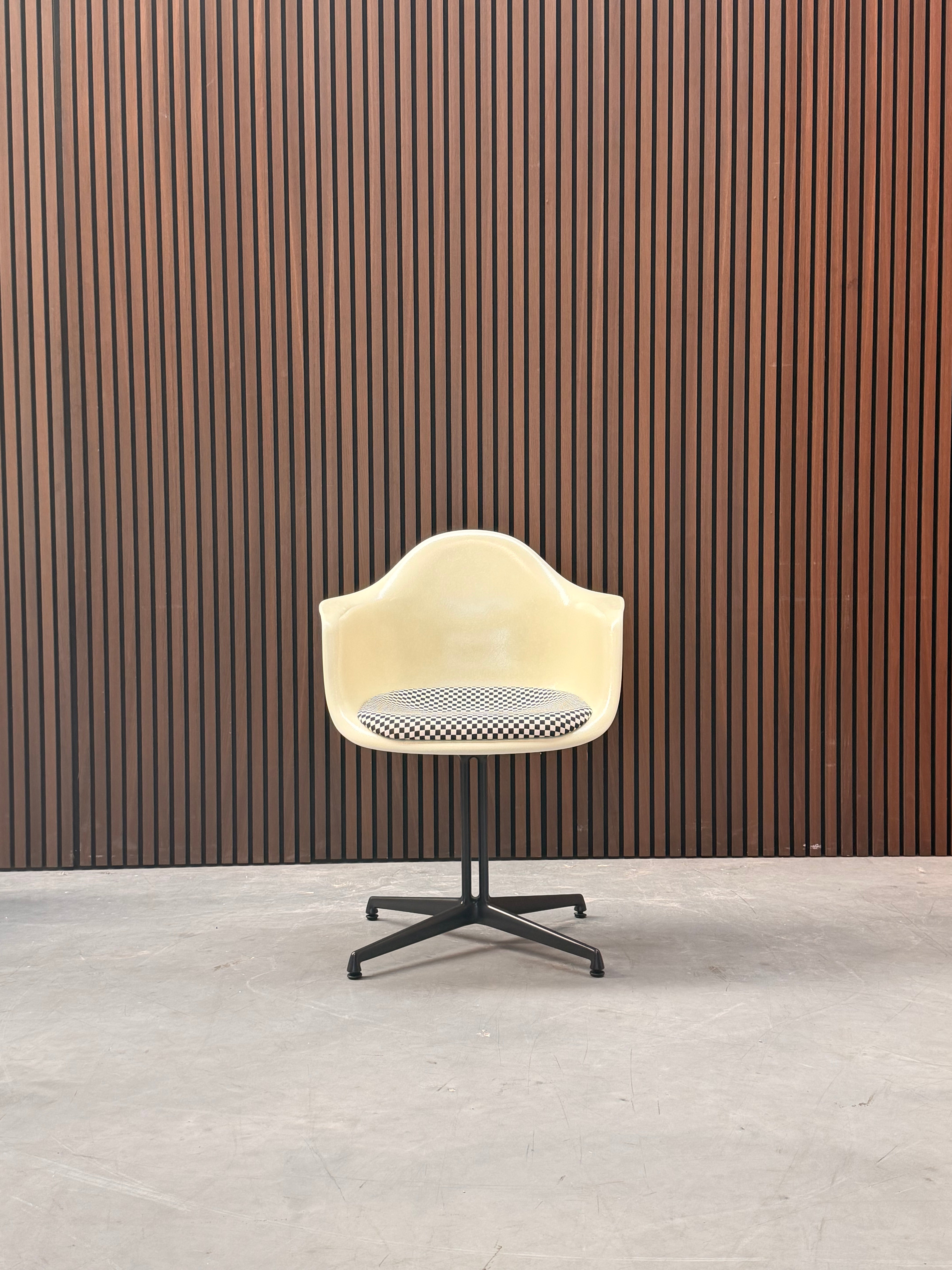 Vitra Eames Fiberglass DAL Dining Chair - Checkerboard
