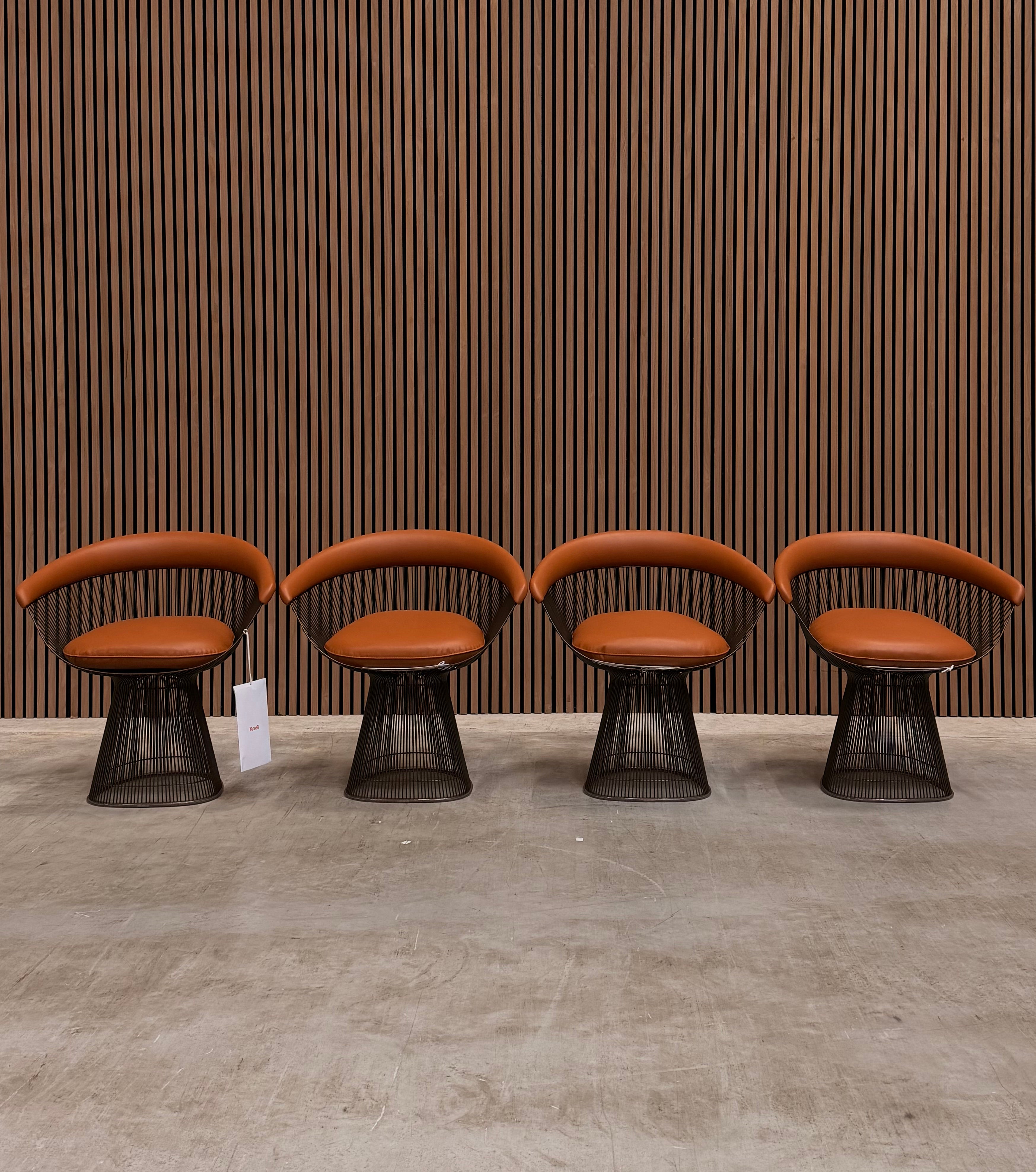 Knoll Warren Platner Chair - Volo Leather Congac