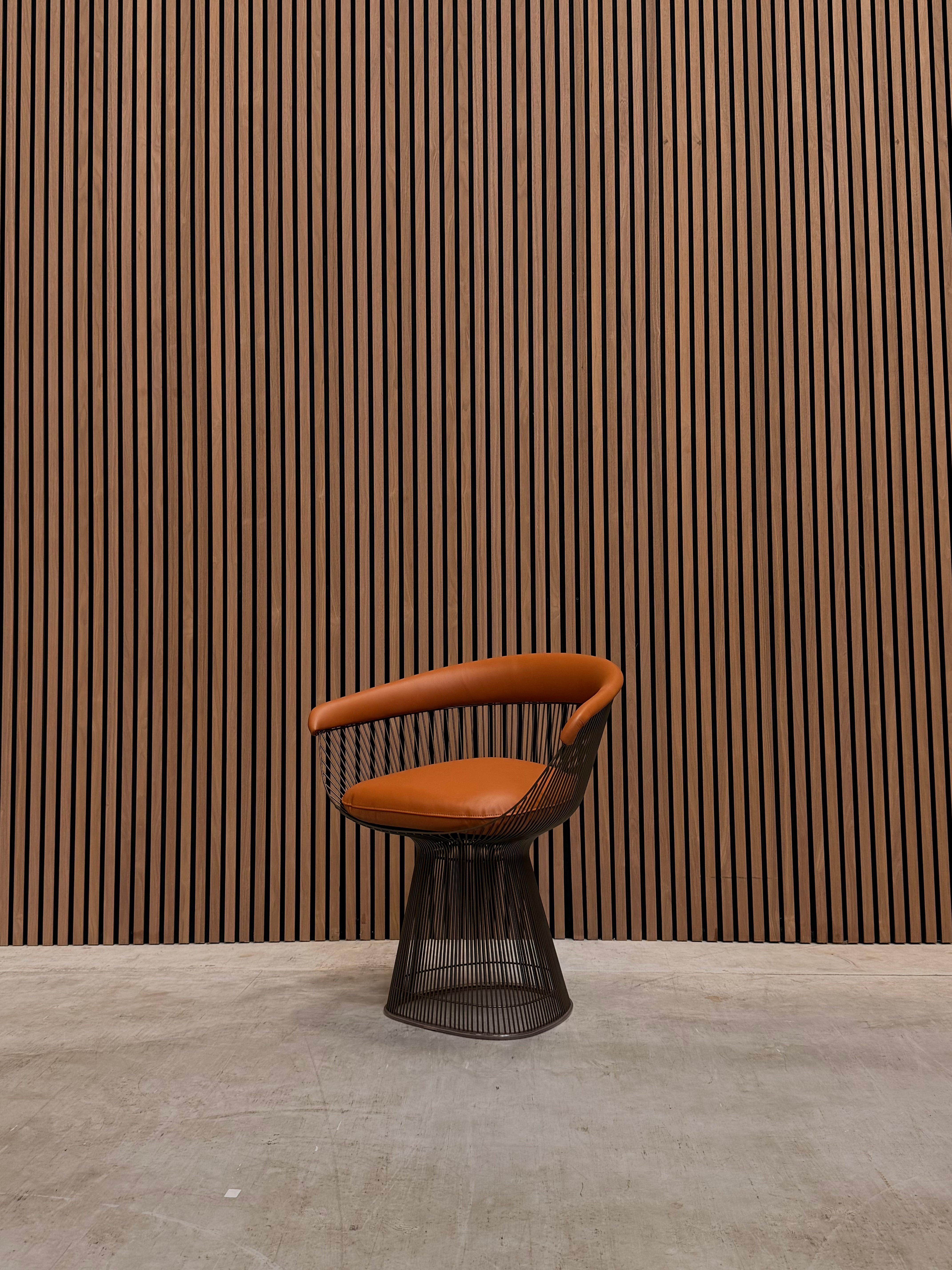 Knoll Warren Platner Chair - Volo Leather Congac