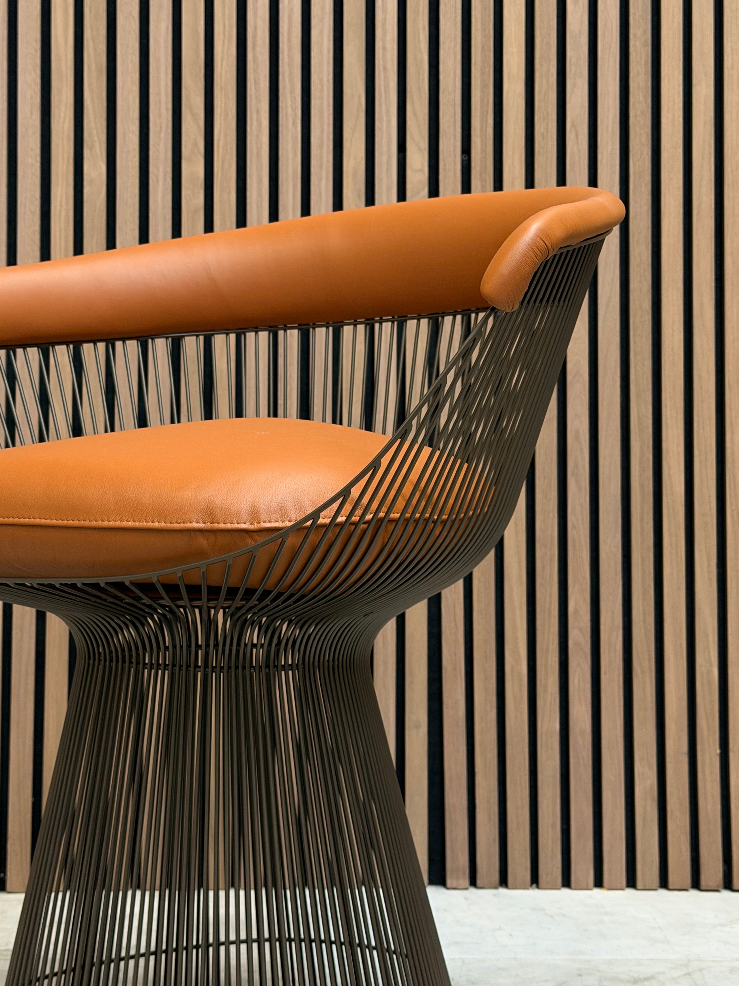 Knoll Warren Platner Chair - Volo Leather Congac
