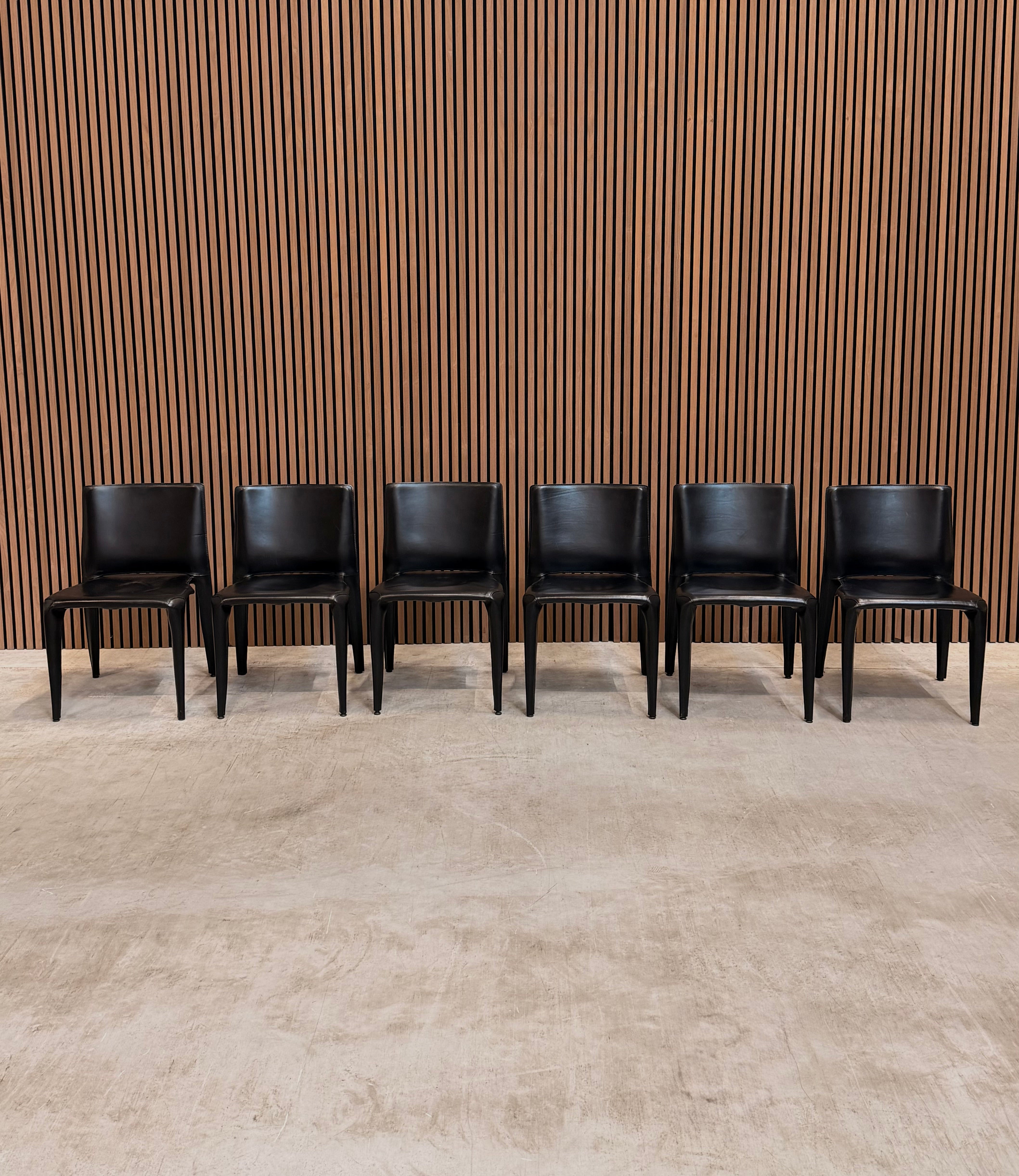 Bull dining chairs by Mario Bellini for Cassina