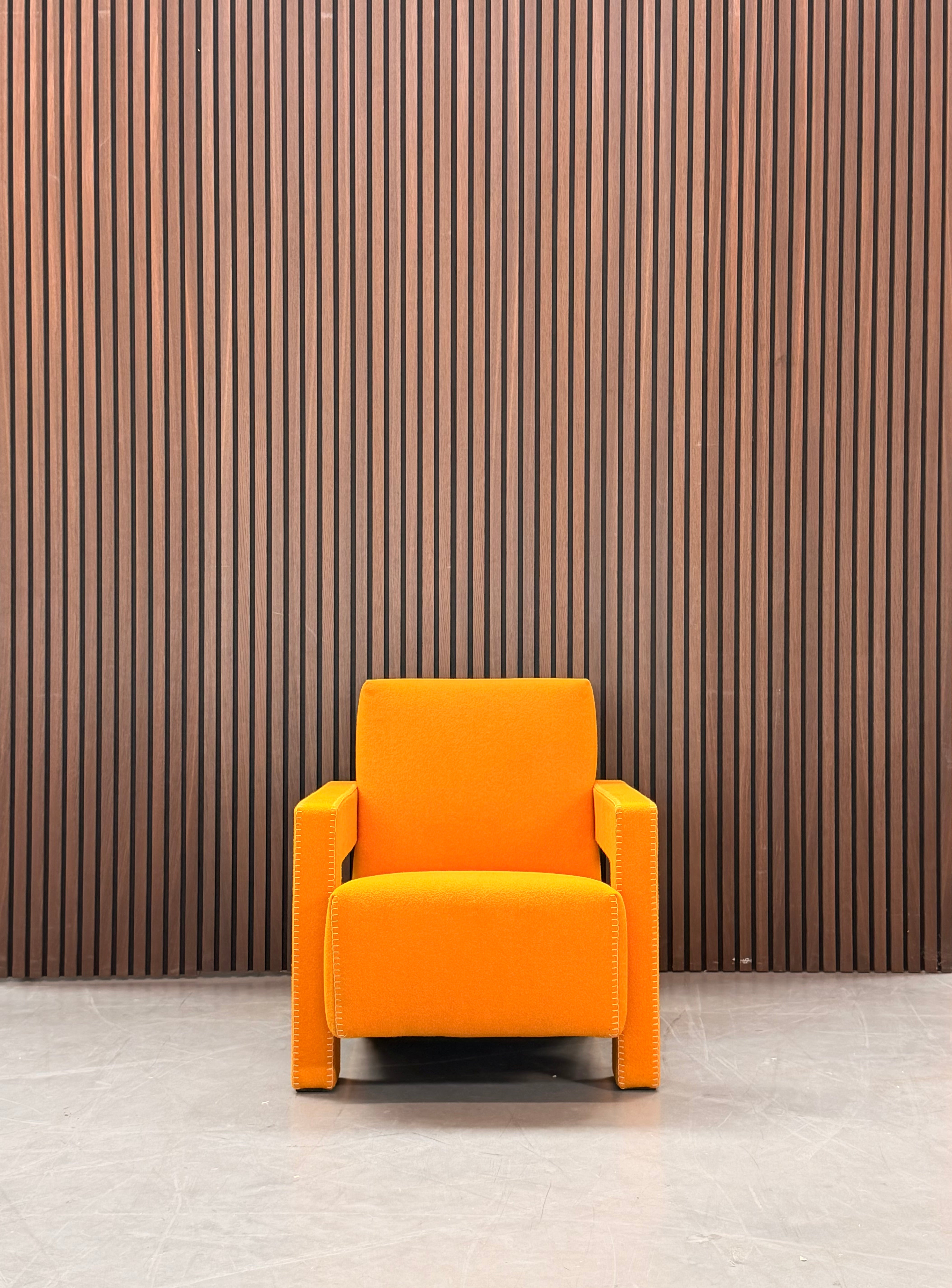 Cassina Utrecht Gerrit Thomas Rietveld Armchair Orange